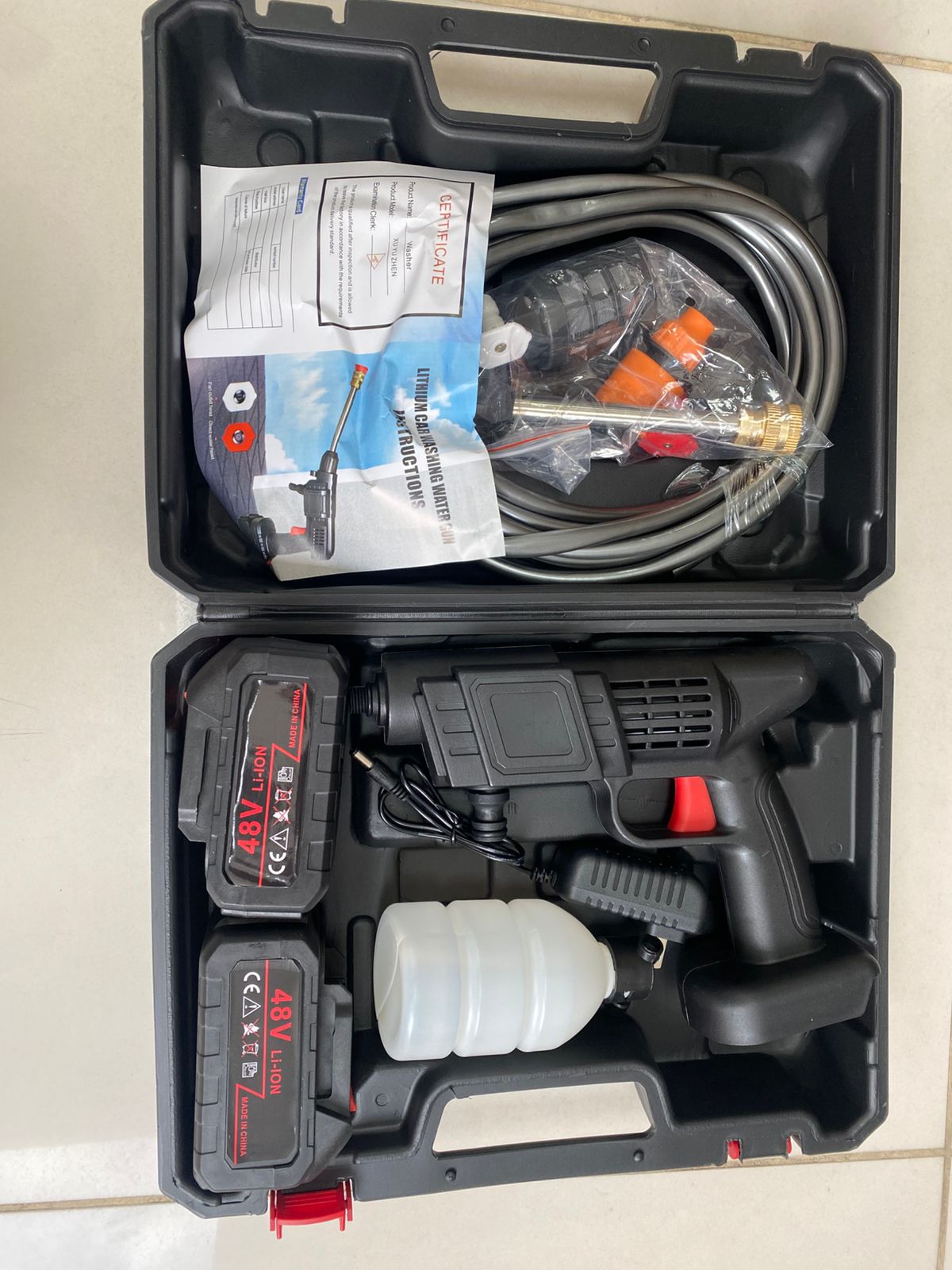 Miniatura 3 de Hidrolavadora Inalambrica 48v 2 Baterias